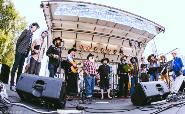 Athens Cowboy Choir – Athfest – Pulaski St. Stage – Athens, GA – June 24, 2016 – Photo by Chris Sikich © 2016