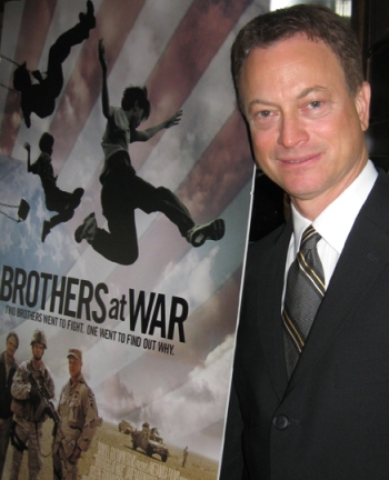 Gary Sinise at the NY press day for Brothers at War.