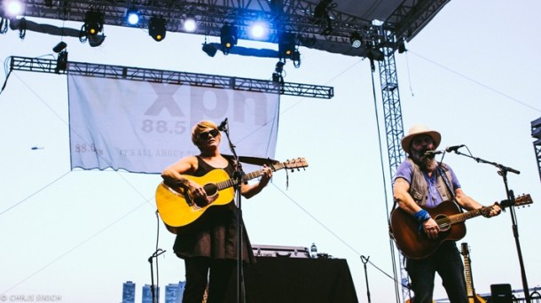 Shawn Colvin & Steve Earle – WXPN XPoNential Music Festival - Wiggins Waterfront Park & Marina – Camden, NJ – July 23, 2016 - Photo by Chris Sikich © 2016
