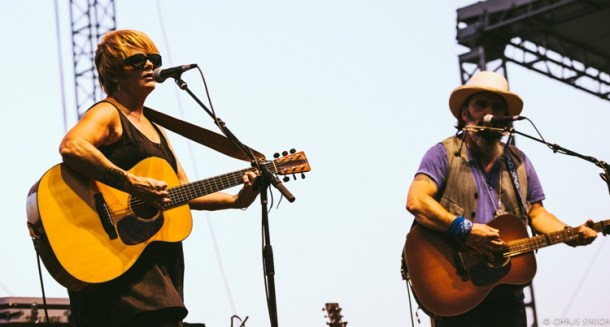 Shawn Colvin & Steve Earle – WXPN XPoNential Music Festival - Wiggins Waterfront Park & Marina – Camden, NJ – July 23, 2016 - Photo by Chris Sikich © 2016