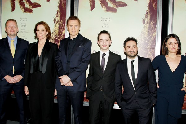 -  New York, NY - 12/7/16 -The New York Premiere of "A Monster Calls" . The Film stars Liam Neeson and Sigourney Weaver   - Pictured:  Cast of A Monster Calls   - Photo by: Dave Allocca/Starpix -Location: AMC Loews Lincoln Square 13