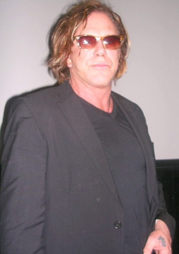 Mickey Rourke at the New York press day for "The Wrestler."