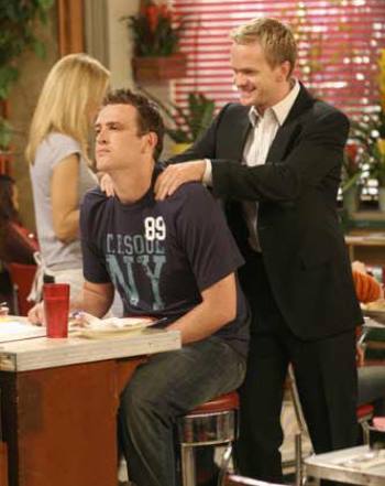 Jason Segel and Neil Patrick Harris in "How I Met Your Mother"