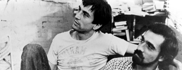 Martin Scorsese and Robert De Niro making "Taxi Driver."