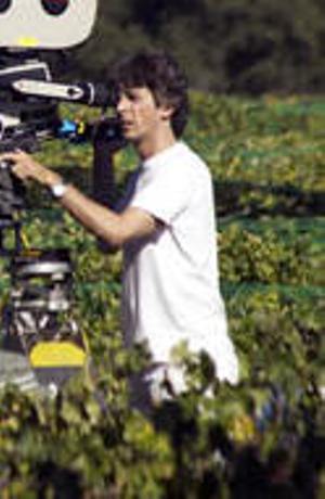 Alexander Payne filming "Sideways."