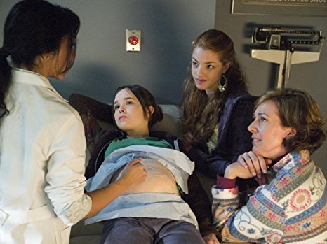 Ellen Page, Olivia Thirlby and Allison Janney in "Juno"