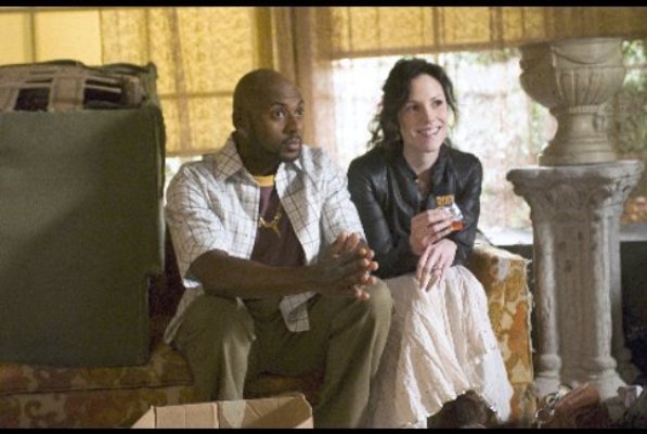 Romany Malco and Mary-Louise Parker in "Weeds."