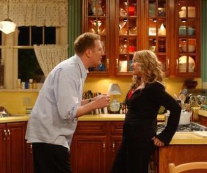 Michael Rapaport and Anita Barone in "The War at Home"