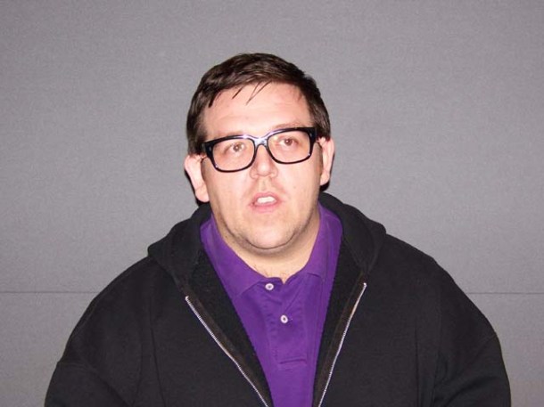 Nick Frost at the New York press day for "Paul."