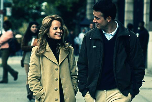 Mena Suvari and Freddie Prinze, Jr. in "Brooklyn Rules."