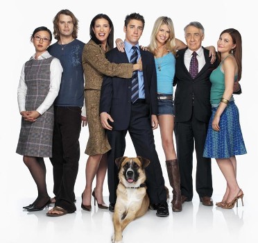 Joy Osmanski, Eric Christian Olsen, Mimi Rogers, Bret Harrison,  Amanda Loncar, Philip Baker Hall and Sarah Mason in "The Loop"