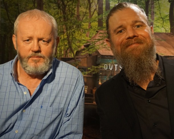 David Morse and Ryan Hurst at the New York press day for "Outsiders."