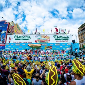 The Big Eat in the Coney Island Heat! The annual Nathan’s Hot Dog Eating Contest – July 4,&nbsp;2017