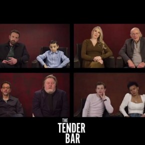 Ben Affleck, Tye Sheridan, Lily Rabe, Christopher Lloyd, Briana Middleton, Daniel Ranieri, William Monahan and Grant Heslov – Knocking Down a Few Cold Ones at The Tender&nbsp;Bar