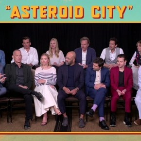 Tom Hanks, Scarlett Johansson, Jason Schwartzman, Bryan Cranston, Adrien Brody, Jeffrey Wright, Stephen Park, Rupert Friend, Hope Davis, Maya Hawke, Jake Ryan and Wes Anderson – Take Us Down To Asteroid&nbsp;City