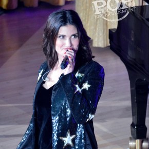 Idina Menzel and students from the GAMP School – Only in America Gala for VP Joe Biden – The Bellevue Hotel – Philadelphia (A PopEntertainment.com Concert Photo&nbsp;Album)