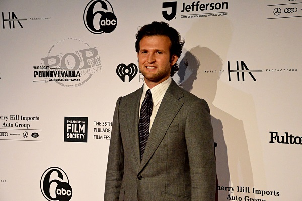 Max Korman at the premiere of the film "Joy Will Prevail" at the Philadelphia Film Festival.